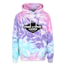 ST4L Sports - Tie Dye Hoodie - Strike & Spare Lanes - cotton candy