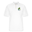 ST4L Sports - Men's Pique Polo Shirt - 4th Street Bowl - white