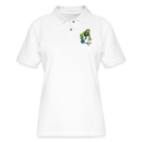 ST4L Sports - Women's Pique Polo Shirt - 4th Street Bowl - white