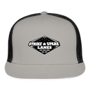 ST4L Sports - Trucker Cap - Strike & Spare Lanes - gray/black