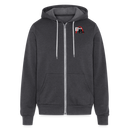 ST4l Sports - Bella + Canvas Unisex Full Zip Hoodie - St Louis Black Pride - charcoal grey