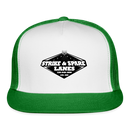 ST4L Sports - Trucker Cap - Strike & Spare Lanes - white/kelly green