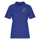 ST4L Sports - Women's Pique Polo Shirt - 4th Street Bowl - royal blue