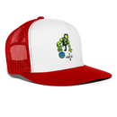 ST4L Sports - Trucker Hat - 4th Street Bowl - white/red