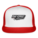 ST4L Sports - Trucker Cap - Pike Street Lanes - white/red