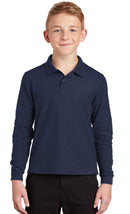 ST4L Sport Youth Long Sleeve Polo - Shrewsbury Lanes Youth League