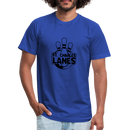 ST4L Sports T-Shirt by Bella + Canvas Made in USA St. Charles Lanes - royal blue