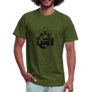 ST4L Sports T-Shirt by Bella + Canvas Made in USA St. Charles Lanes - olive