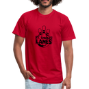 ST4L Sports T-Shirt by Bella + Canvas Made in USA St. Charles Lanes - red