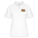 ST4L Sports Women's Pique Polo Shirt - Pirates Crusade - white