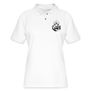 ST4L Sports Women's Pique Polo Shirt - St Charles Lanes - white