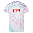 ST4L Sports Unisex Tie Dye T-Shirt - Crestwood Bowl - Pastel Spiral