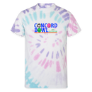 ST4L Sports Unisex Tie Dye T-Shirt - Concord Bowl - Pastel Spiral