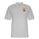ST4L Sports Men's Pique Polo Shirt - Junior Gold at Imperial - heather gray