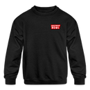 ST4L Sports Kids' Crewneck Sweatshirt - Saturday Strikers - black