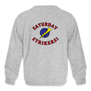 ST4L Sports Kids' Crewneck Sweatshirt - Saturday Strikers - heather gray
