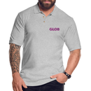 ST4L Sports Men's Pique Polo Shirt - GLOB - heather gray