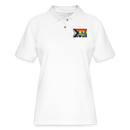 ST4L Sports WOMEN'S Pique Polo Shirt G.R.E.A.T. - white