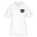 ST4L Sports Women's Pique Polo Shirt - Oasis Lanes - white