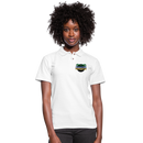 ST4L Sports Women's Pique Polo Shirt - Oasis Lanes - white