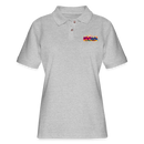 ST4L Sports Women's Pique Polo Shirt -  Meno/Mano - heather gray