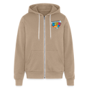ST4L Sports Bella + Canvas Unisex Full Zip Hoodie - RIOT - tan