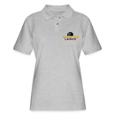 ST4L Sports - Women's Pique Polo Shirt - Warrior Lanes - heather gray