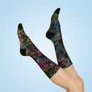 ST4L Sports Cushioned Crew Socks - Custom Design "Graffiti"