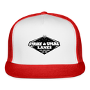 ST4L Sports - Trucker Cap - Strike & Spare Lanes - white/red