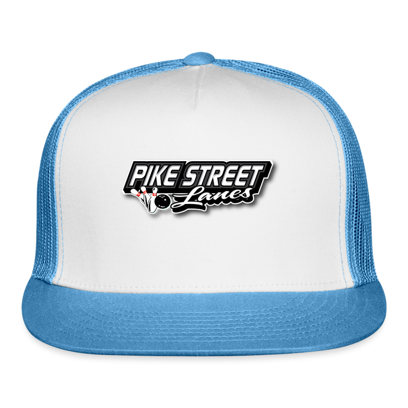 ST4L Sports - Trucker Cap - Pike Street Lanes - white/blue