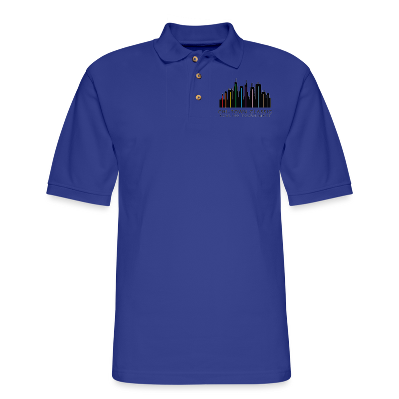 ST4L Sports - Men's Pique Polo Shirt - Chi Town - royal blue