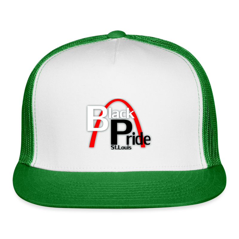 ST4L Sports - Trucker Cap - St Louis Black Pride - white/kelly green