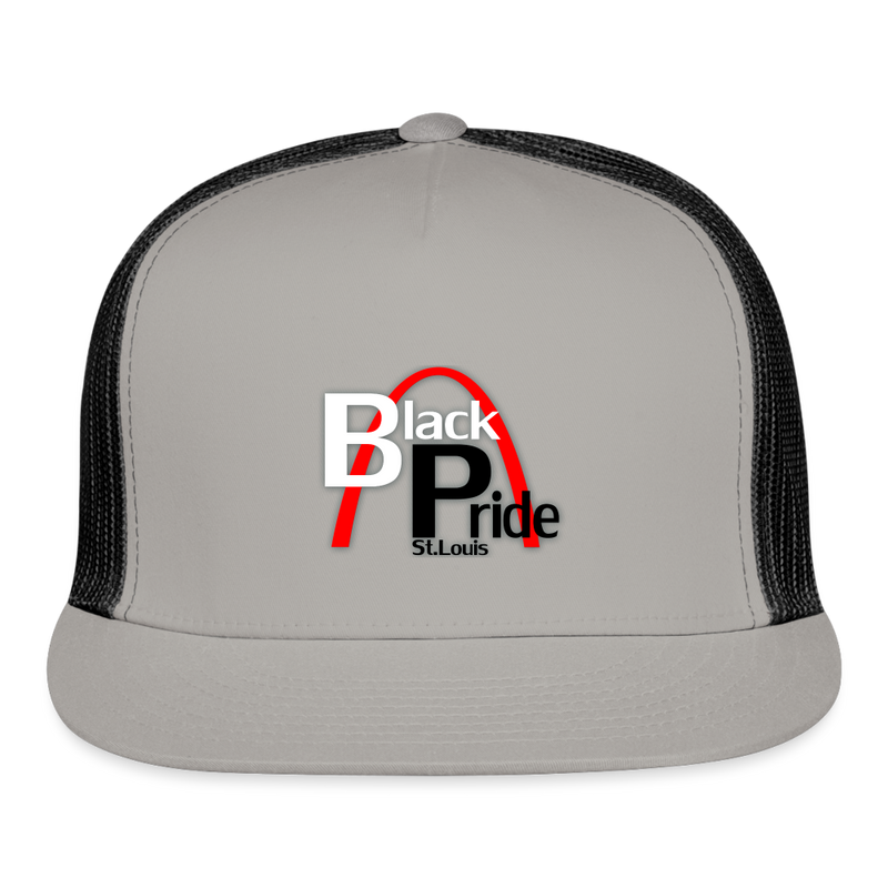 ST4L Sports - Trucker Cap - St Louis Black Pride - gray/black