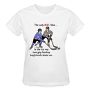 ST4L Sports - Gildan Ultra Cotton Ladies Tee - GRR ICE - white