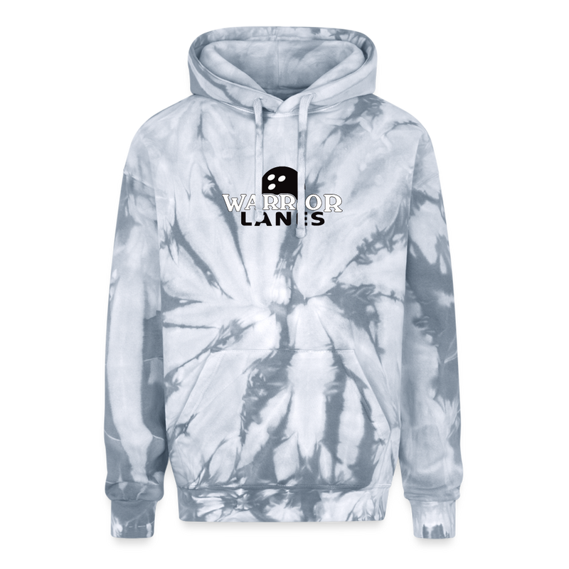 ST4L Sports - Adult Tie Dye Hoodie - Warrior Lanes - spider silver