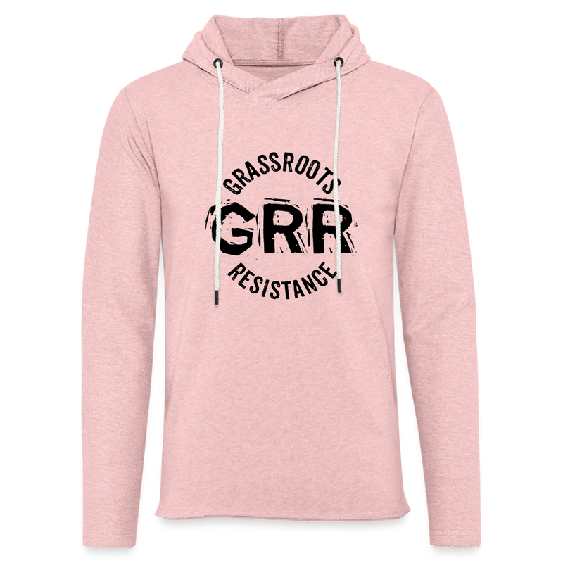 ST4L Sports - Unisex Lightweight Terry Hoodie - GRR - cream heather pink