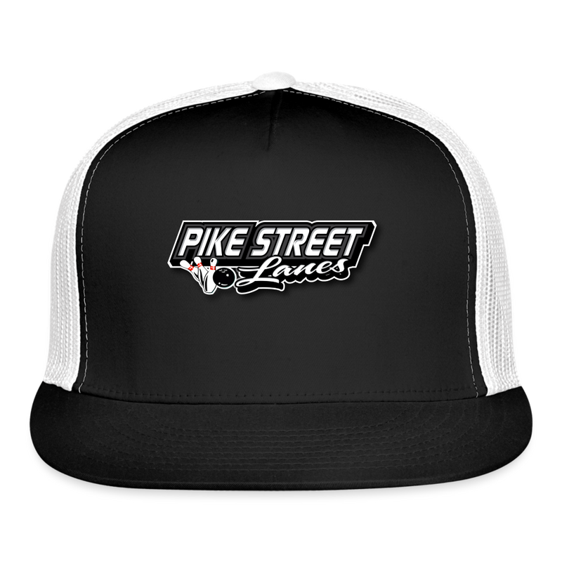 ST4L Sports - Trucker Cap - Pike Street Lanes - black/white