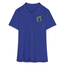 ST4L Sports - Women's Pique Polo Shirt - 4th Street Bowl - royal blue