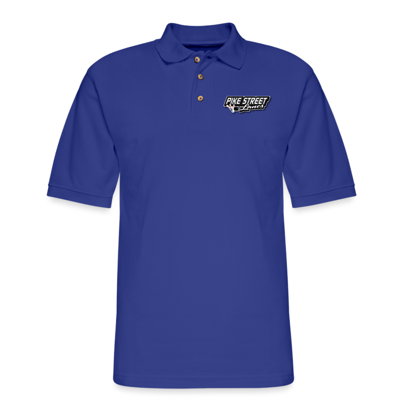 ST4L Sports - Men's Pique Polo Shirt - Pike Street Lanes - royal blue