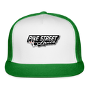 ST4L Sports - Trucker Cap - Pike Street Lanes - white/kelly green