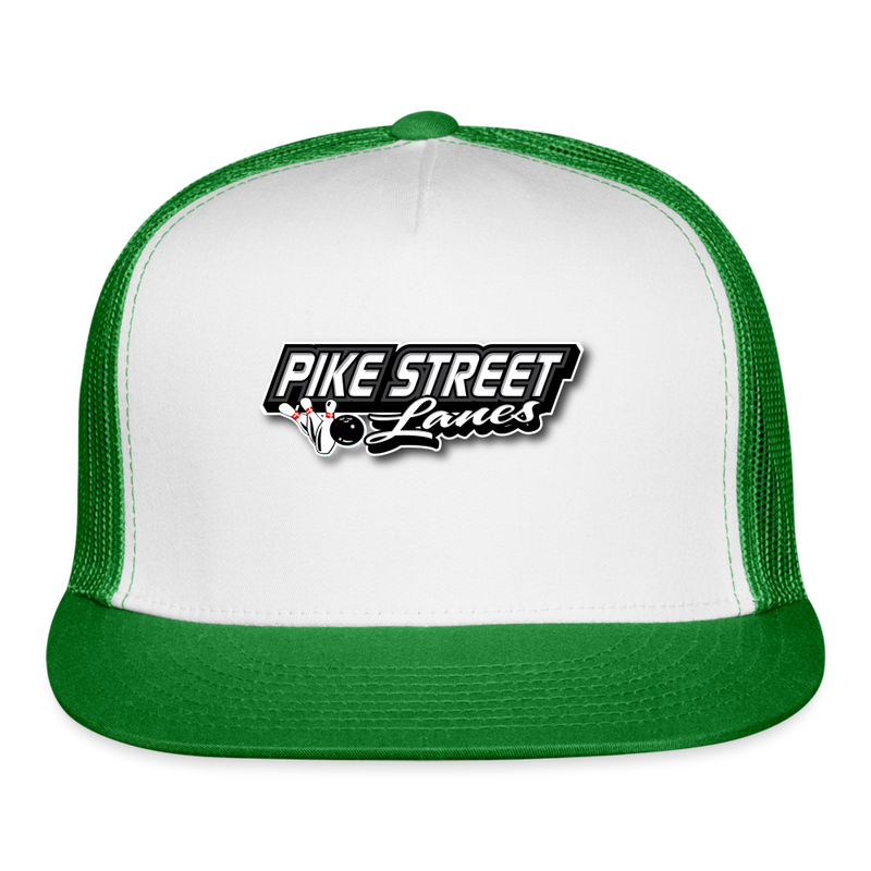 ST4L Sports - Trucker Cap - Pike Street Lanes - white/kelly green