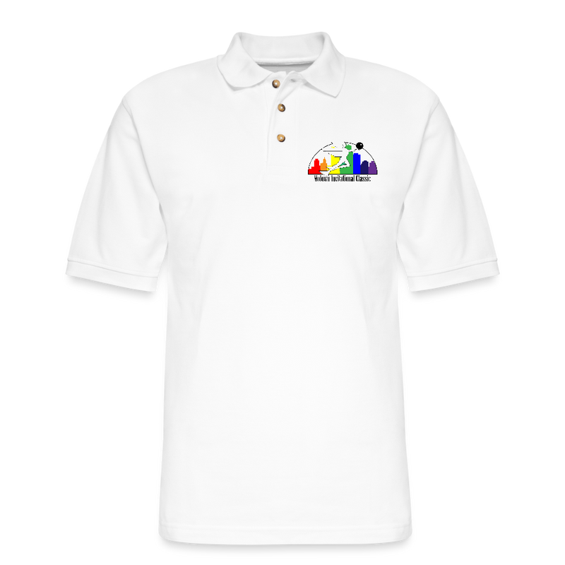 ST4L Sports - Men's Pique Polo - Motown Invitational - white