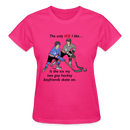 ST4L Sports - Gildan Ultra Cotton Ladies Tee - GRR ICE - fuchsia