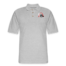 St4L Sports - Men's Pique Polo Shirt - St louis Black Pride - heather gray