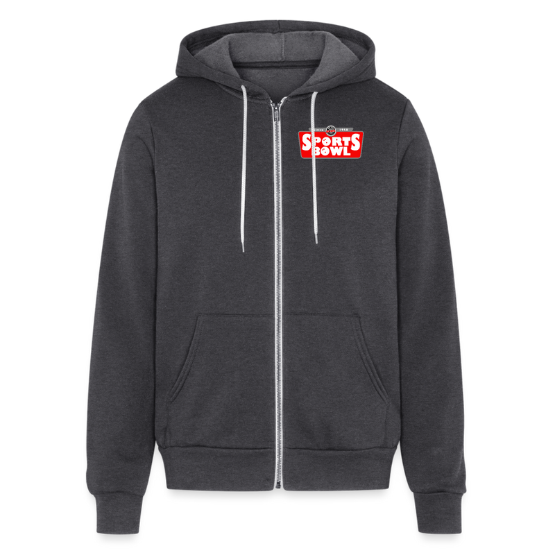 ST4L Sports - Bella + Canvas Unisex Full Zip Hoodie - charcoal grey