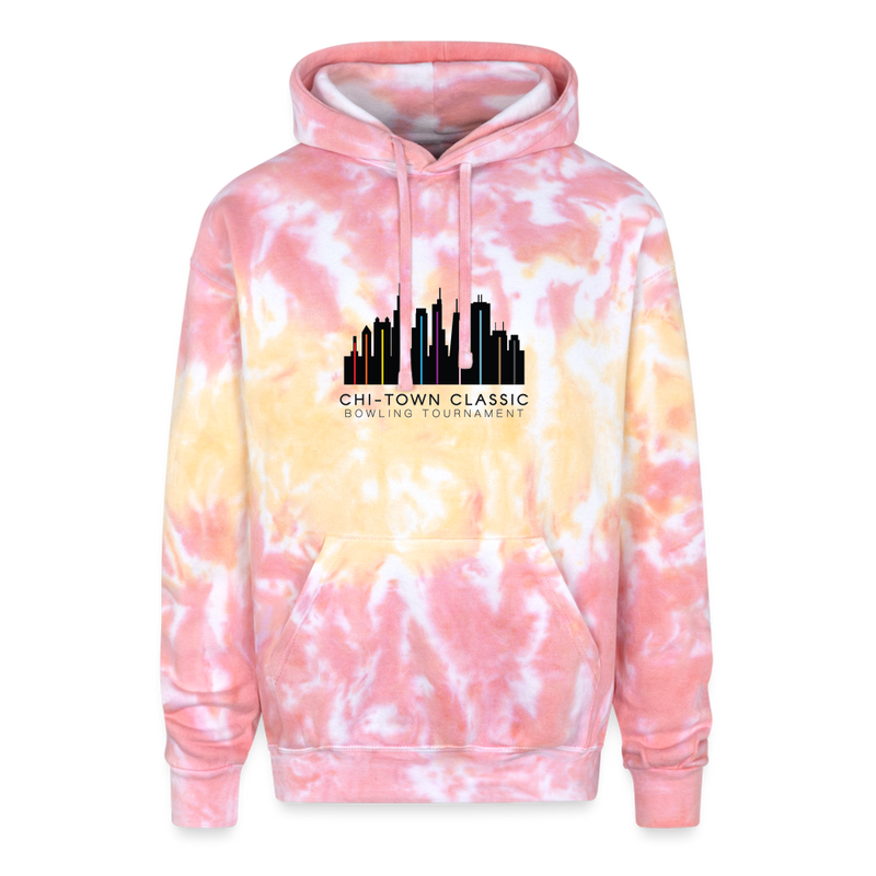 ST4L Sports - Adult Tie Dye Hoodie - Chi Town - funnel cake