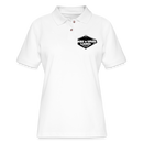 ST4L Sports - Women's Pique Polo Shirt - Strike & Spare Lanes - white