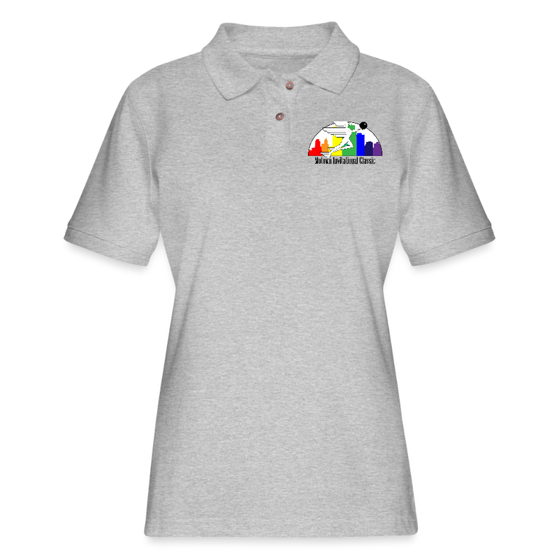 ST4L Sports - Women's Pique Polo - Motown Invitational - heather gray