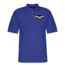 ST4L Sports - Men's Pique Polo Shirt - Strike & Spare Lanes - royal blue