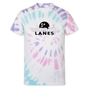ST4L Sports - Unisex Tie Dye T-Shirt - Warrior Lanes - Pastel Spiral
